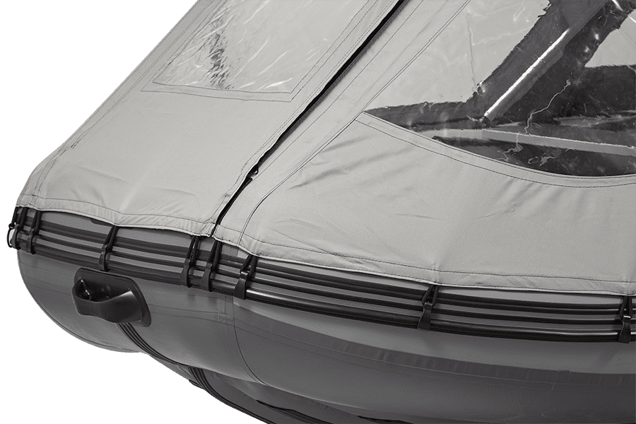 Тент трансформер кабриолет на лодку Адмирал 520