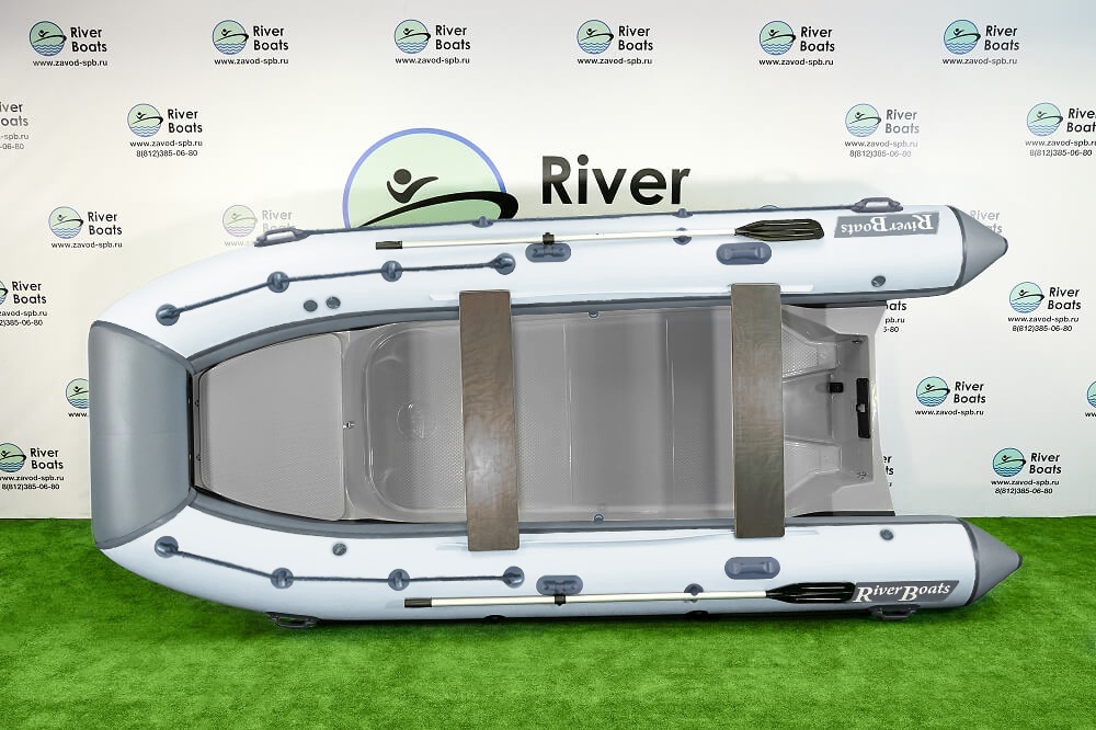 RiverBoats 430 (Встроенный рундук) (транец S — 410 мм.) RiverBoats 430 (Встроенный рундук) (транец S — 410 мм.)