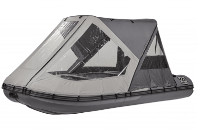 Тент трансформер кабриолет на лодку X-River Agent 340