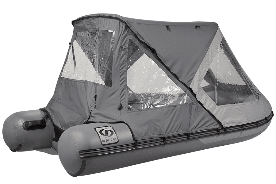 Тент трансформер кабриолет на лодку Адмирал 520